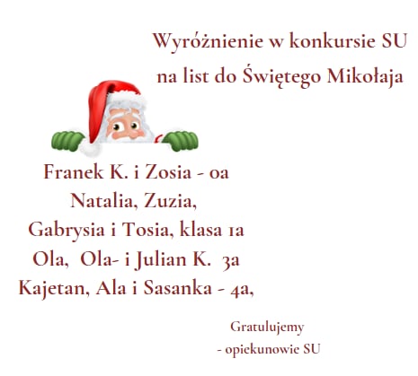 List do Św. Mikołaja.