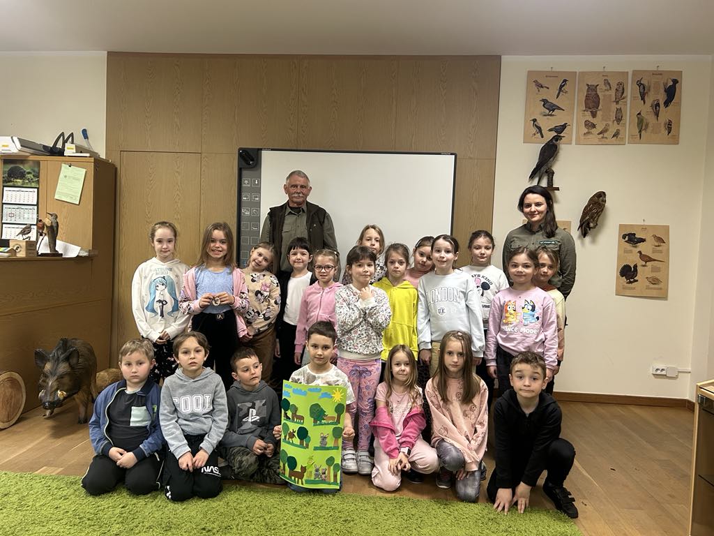 Wycieczka klasy I do Nadleśnictwa Chojnów.